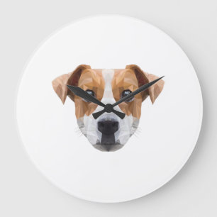 Veelhoek JRT Dogfather Hondenmoeder Hondenliefhebb Grote Klok