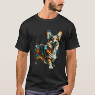 Veelhoek Kunst Pembroke Welsh Corgi Corgis T-shirt