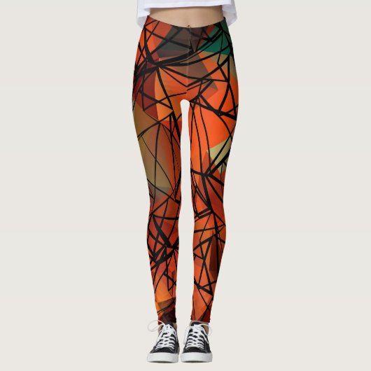 Veelhoek Leggings (Voorkant)