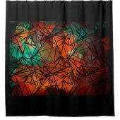 Veelhoek, verven douchegordijn (Voorkant)