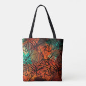 Veelhoek, verven tote bag (Achterkant)