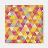 Veelhoekdriehoeken met meerdere kleuren in geometr magneet (Voorkant)