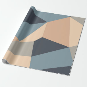 Veelhoekig gevarieerd naadloos patroon. met meerde cadeaupapier