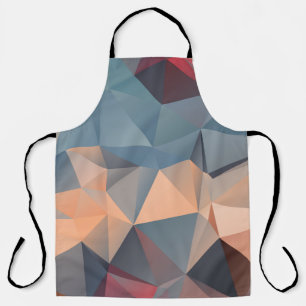 Veelhoekig mozaïek: creatieve geometrische elegant schort