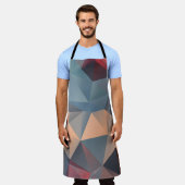 Veelhoekig mozaïek: creatieve geometrische elegant schort (Gedragen)