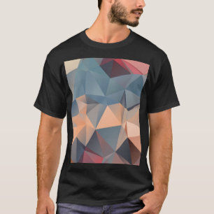 Veelhoekig mozaïek: creatieve geometrische elegant t-shirt