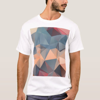 Veelhoekig mozaïek: creatieve geometrische elegant t-shirt