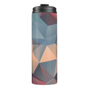 Veelhoekig mozaïek: creatieve geometrische elegant thermosbeker