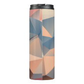 Veelhoekig mozaïek: creatieve geometrische elegant thermosbeker (Achterkant)