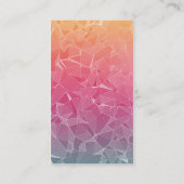 veelhoekig visitekaartje (Achterkant)