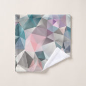 veelhoekige driehoeken bad handdoek (Wasdoekje)