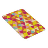 Veelhoekige driehoeken met meerdere kleuren in geo magneet (Rechterzijde)