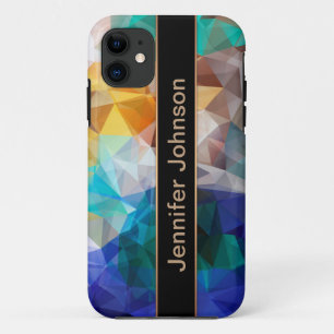 Veelhoekige gepersonaliseerde driehoek van geometr Case-Mate iPhone case