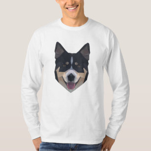 Veelhoekkunst - Dog Wolven - Wilde zoete dieren T-shirt