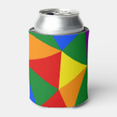 Veelhoekregenboogpatroon Blikjeskoeler (Blikje Voorkant)