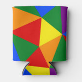Veelhoekregenboogpatroon Blikjeskoeler (Voorkant)