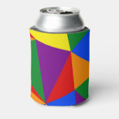 Veelhoekregenboogpatroon Blikjeskoeler (Blikje Achterkant)