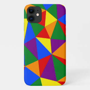 Veelhoekregenboogpatroon Case-Mate iPhone Case