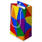 Veelhoekregenboogpatroon Klein Cadeauzakje (Achterkant Gekanteld)