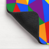 Veelhoekregenboogpatroon Muismat (Hoek)