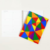Veelhoekregenboogpatroon Planner (Display)