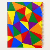 Veelhoekregenboogpatroon Planner (Achterkant)