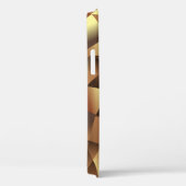 Veelhoeksachtergrond: Abstracte getextureerde kuns Case-Mate iPhone Case (Achterkant / Rechts)