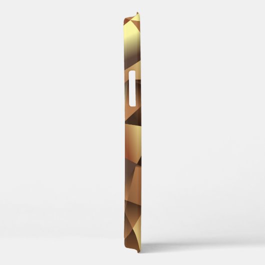 Veelhoeksachtergrond: Abstracte getextureerde kuns Case-Mate iPhone Case (Achterkant / Rechts)