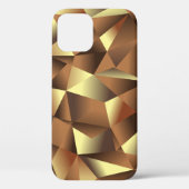 Veelhoeksachtergrond: Abstracte getextureerde kuns Case-Mate iPhone Case (Achterkant)