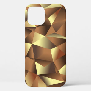 Veelhoeksachtergrond: Abstracte getextureerde kuns Case-Mate iPhone Case