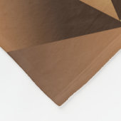 Veelhoeksachtergrond: Abstracte getextureerde kuns Fleece Deken (Hoek)