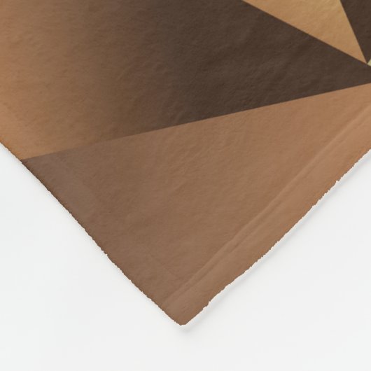 Veelhoeksachtergrond: Abstracte getextureerde kuns Fleece Deken (Hoek)