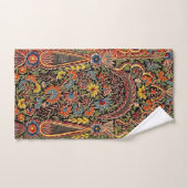 veelkleurig bloemmotief bad handdoek (Handdoek)