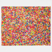 VEELKLEURIG FLEECE DEKEN (Voorkant (Horizontaal))