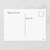 veelkleurig geblokt plaid feestdagenkaart (Achterkant)