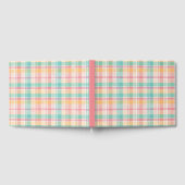 veelkleurig geblokt plaid gastenboek (Volledig)