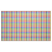 Veelkleurig Gingham Plaid Pattern Design Stof (Fat Quarter)