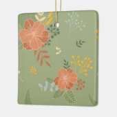 veelkleurig keramisch ornament (Links)