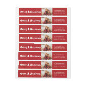 Veelkleurig kerstpenseelscript - tekenfotoadres (Vel)