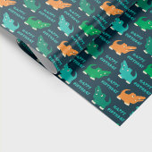 Veelkleurig krokodillen inpakpapier