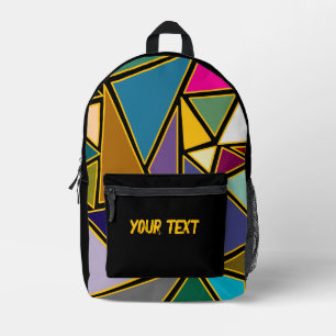 veelkleurig   Moderne & Chic Print Cut Naaizak Bedrukte Rugzak