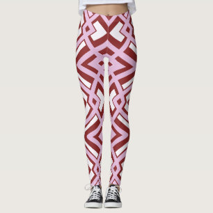 Veelkleurig naadloos patroon "Ratti_Creative_Arts" Leggings