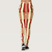 Veelkleurig naadloos patroon "Ratti_Creative_Arts" Leggings (Achterkant)