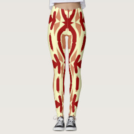 Veelkleurig naadloos patroon "Ratti_Creative_Arts" Leggings