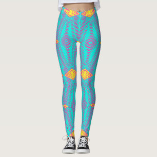 Veelkleurig naadloos patroon "Ratti_Creative_Arts" Leggings