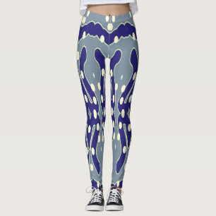 Veelkleurig naadloos patroon "Ratti_Creative_Arts" Leggings