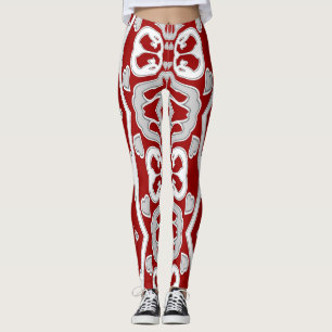 Veelkleurig naadloos patroon "Ratti_Creative_Arts" Leggings
