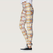 Veelkleurig naadloos patroon "Ratti_Creative_Arts" Leggings (Links)