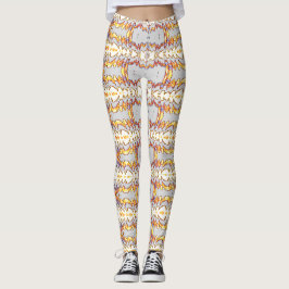 Veelkleurig naadloos patroon "Ratti_Creative_Arts" Leggings
