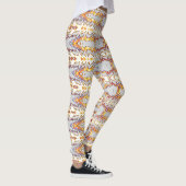 Veelkleurig naadloos patroon "Ratti_Creative_Arts" Leggings (Rechts)